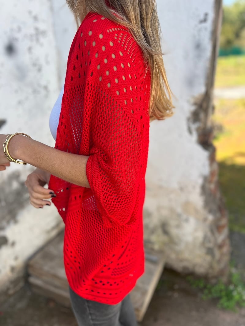 AirLoom – Stylish Hollow Knit Casual Cardigan