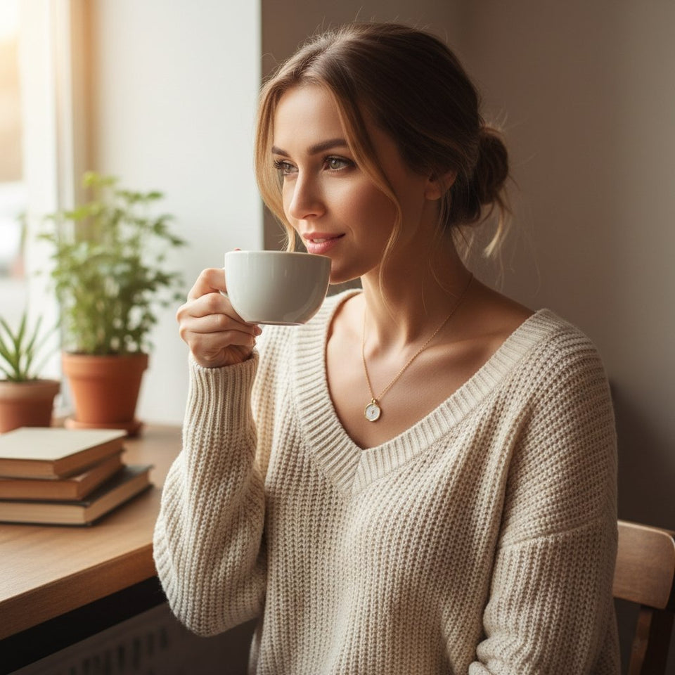 SereneFaith – Vintage Oval Cross Necklace