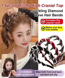 CrownPearl – Retro High Skull Headband