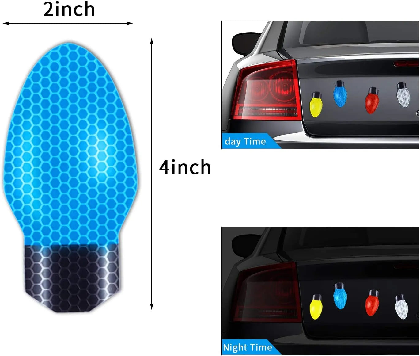 Glow-in-the-Dark Bulb Magnet Decoration Set marnetic