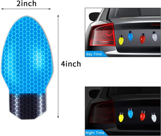 Glow-in-the-Dark Bulb Magnet Decoration Set marnetic