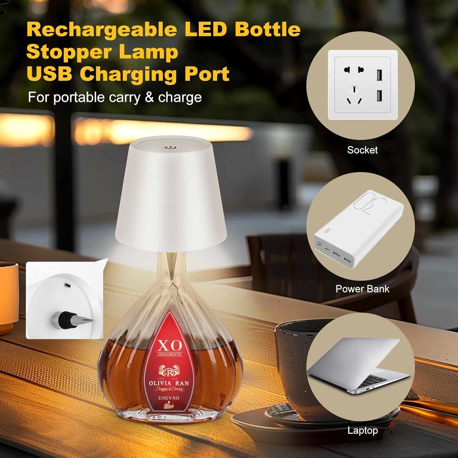 GlowBottle - Wireless Ambient Lamp