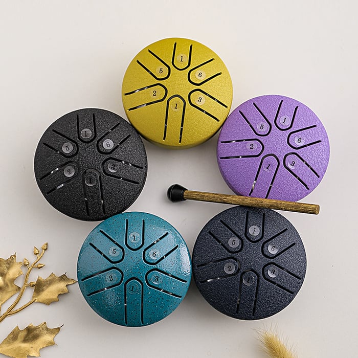 BlissTone - Mini Steel Tongue Drum Kit