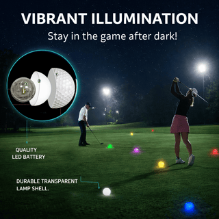 ⛳ Glow-On Impact LED Golf Balls