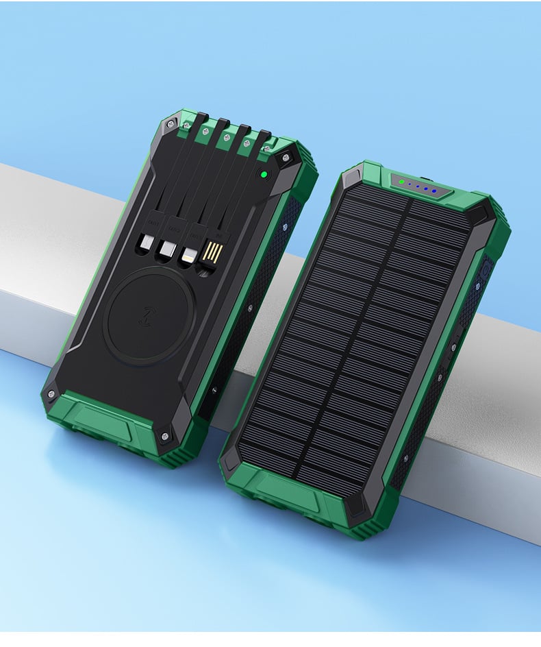 SolarCharge – Wireless Solar Power Bank