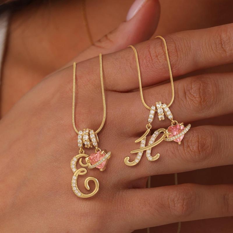 InitialGlow – Personalized Letter Necklace
