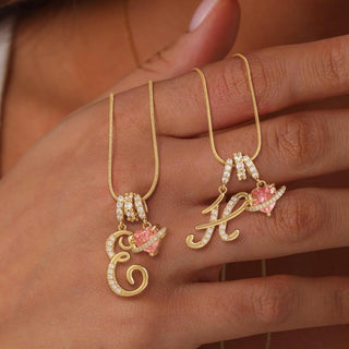InitialGlow – Personalized Letter Necklace