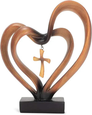 JesusLove - Entwined Hearts Easter Cross