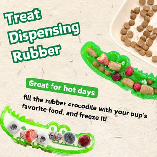 SnackSaver – Interactive Crocodile Dog Toy
