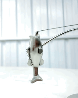 🎁Niemals Aufhören 🎣 Fischer-Balance-Skulptur