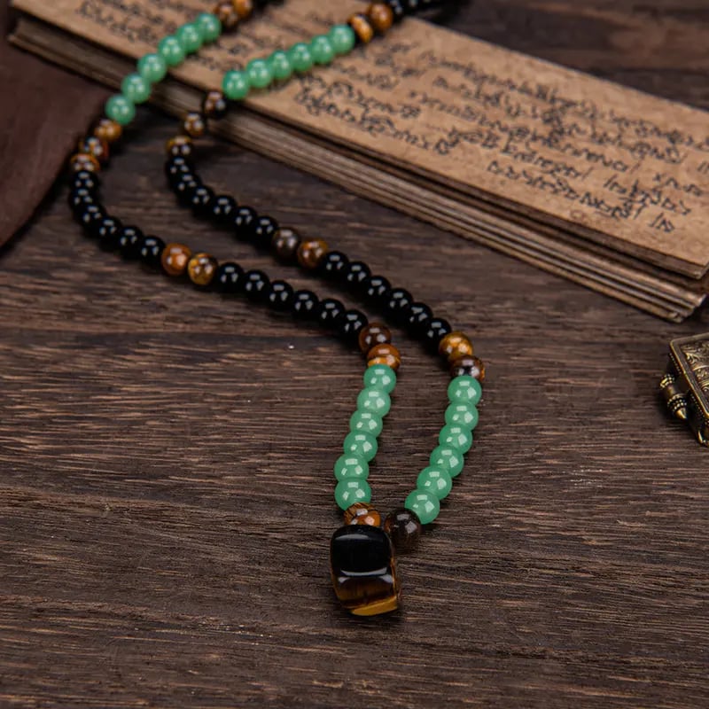 FortuneAura – Green Aventurine Prosperity Pendant