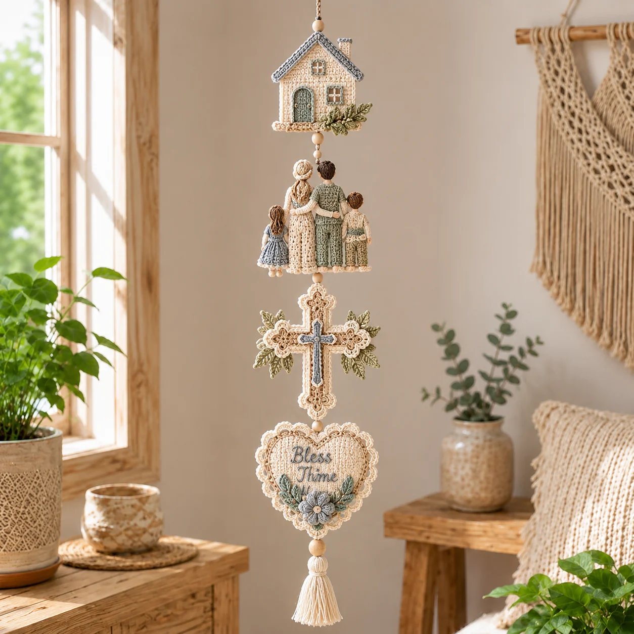 FaithNest – Blessed Faith Hanging Cascade