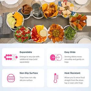 TableEase - Expandable Rotating Dining Tray