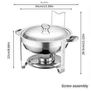 FeastGlow – Stainless Steel Chafing Dish Buffet Set