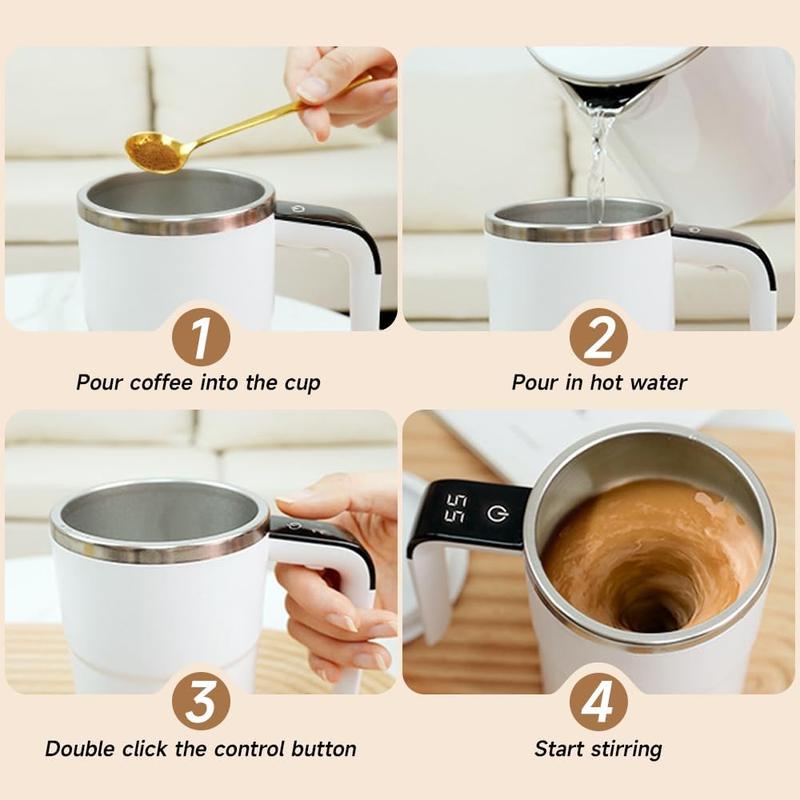 WhirlSip - Self-Stirring Mug with Smart Temperature Control