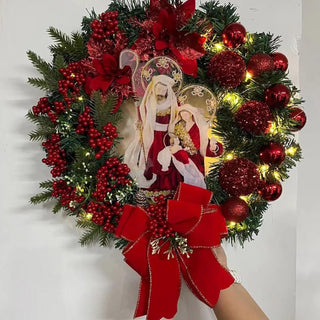 DivineGlow - Spiritual Handmade Wreath Decoration