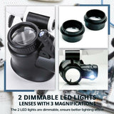 MicroVision - 3-in-1 Adjustable Lens Magnifier