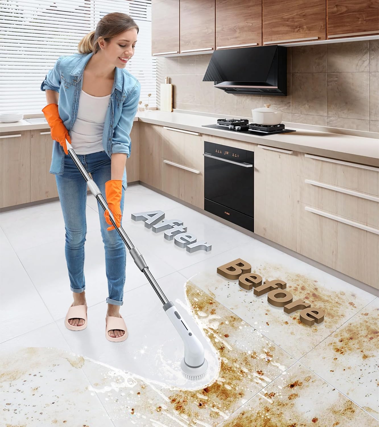 PuraGlow – Deep Clean Shower Scrubber