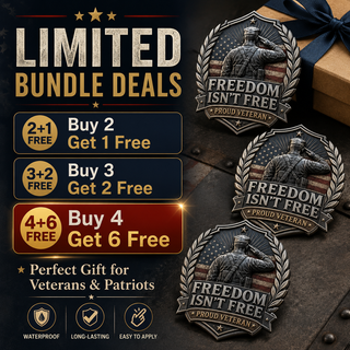 PatriotDrive – “Freedom Isn’t Free” Vehicle Emblem
