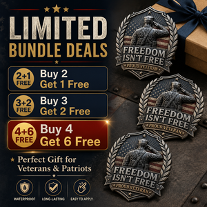 PatriotDrive – “Freedom Isn’t Free” Vehicle Emblem