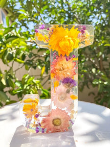 FloralGlow - Captivating Floral Resin Night Light