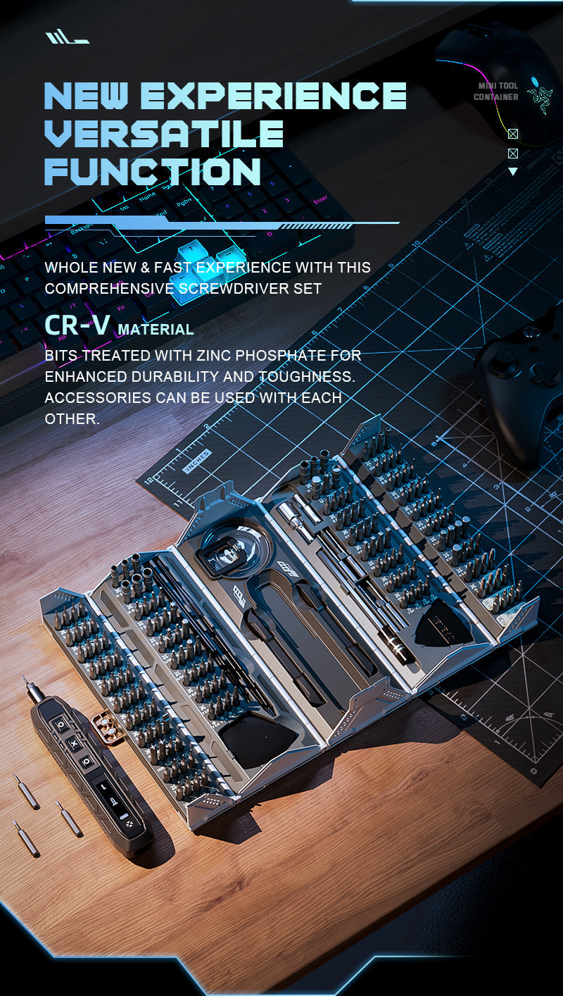 SpinTech - 180-in-1 Precision DIY Screwdriver Set