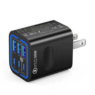 50W Multi-Port USB Fast Charger