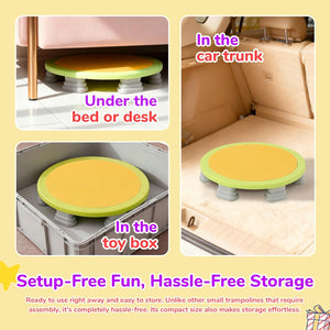 SpringMate – Children’s Mini Trampoline, Indoor/Outdoor Fun