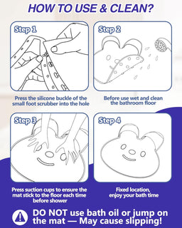 HopScrub – Cute Silicone Foot Cleaning Mat