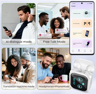 TranslaPro – AI Translation Smart Headphones