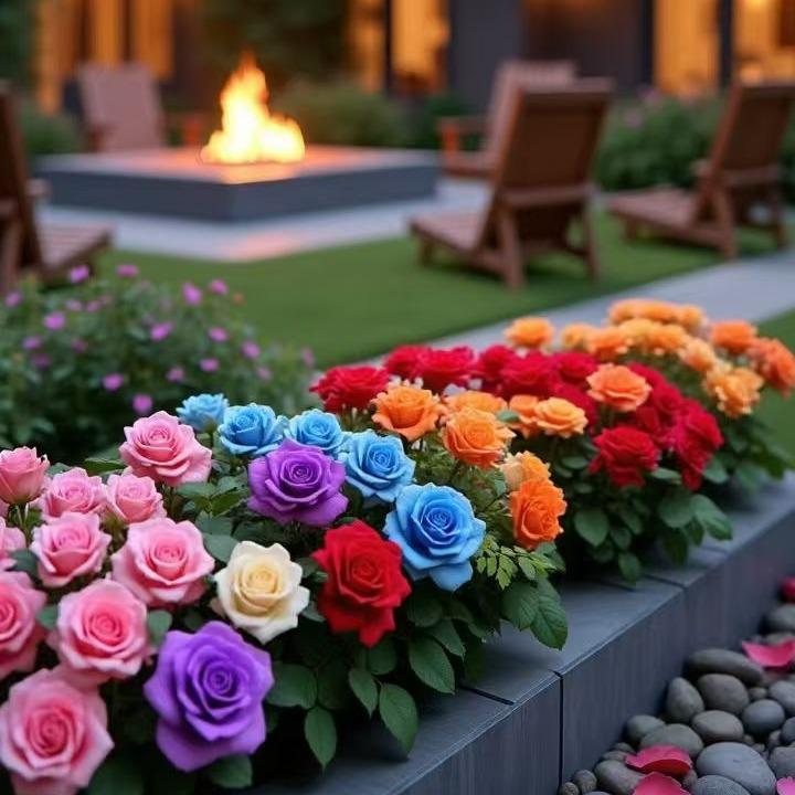BloomRise – 1000 Mix Climbing Rose Multiflora Seeds