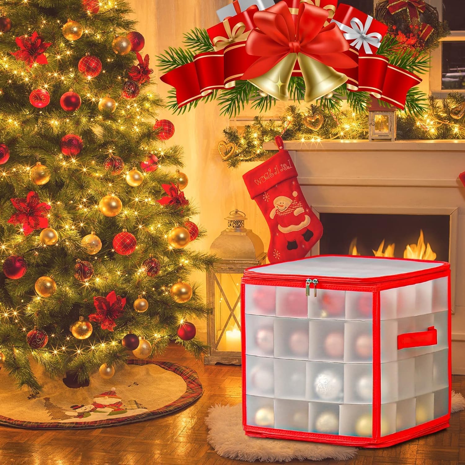 SantaVault - Durable Christmas Ornament Keeper