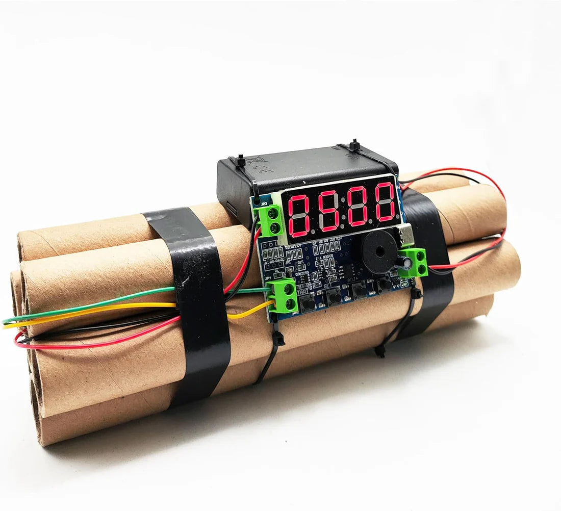 BlastTime – Dynamite Shaped Novelty Clock