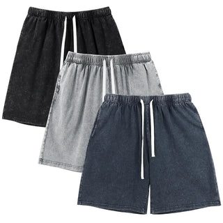 RetroFlex – Vintage Washed Athletic Sweat Shorts