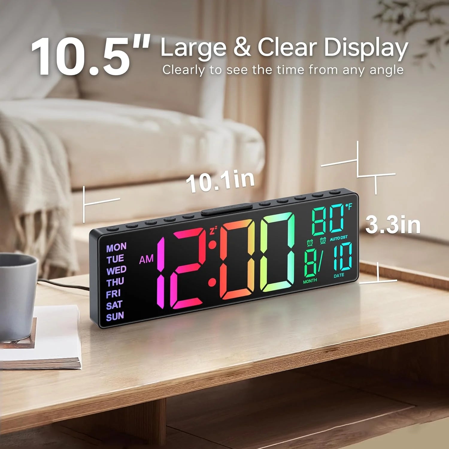 LumiSync – Dynamic RGB Digital Alarm Clock