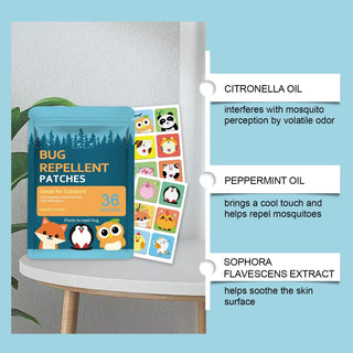 BuzzAway – Mosquito Repellent Stickers for Kids (36 Pack)