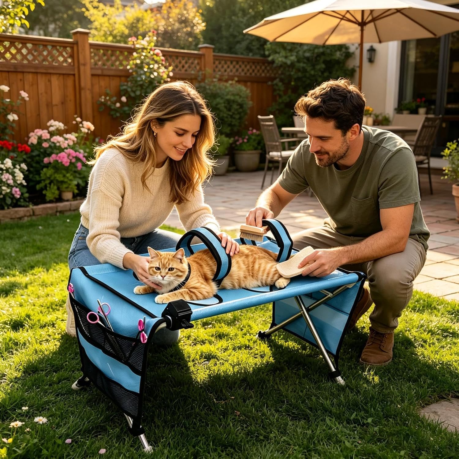 PawPro – 2-in-1 Foldable Pet Grooming Table