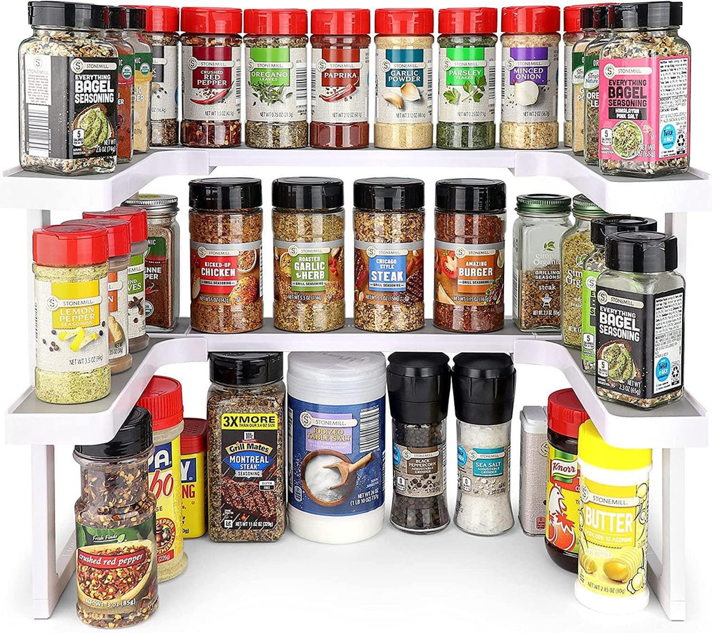 2 Layers Adjustable Shelf Organizer marnetic
