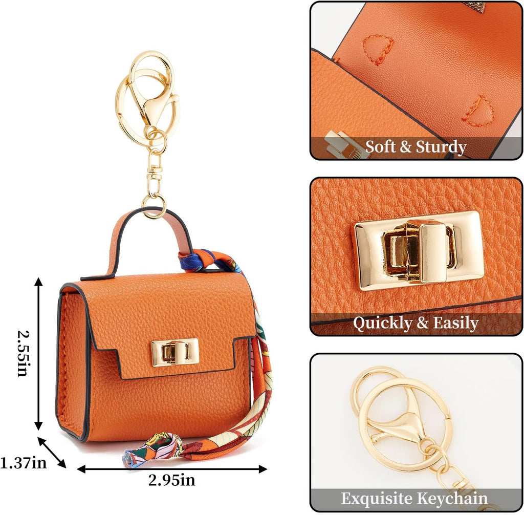 CharmLoop - Mini Square Bag Pendant Keychain