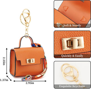 CharmLoop - Mini Square Bag Pendant Keychain