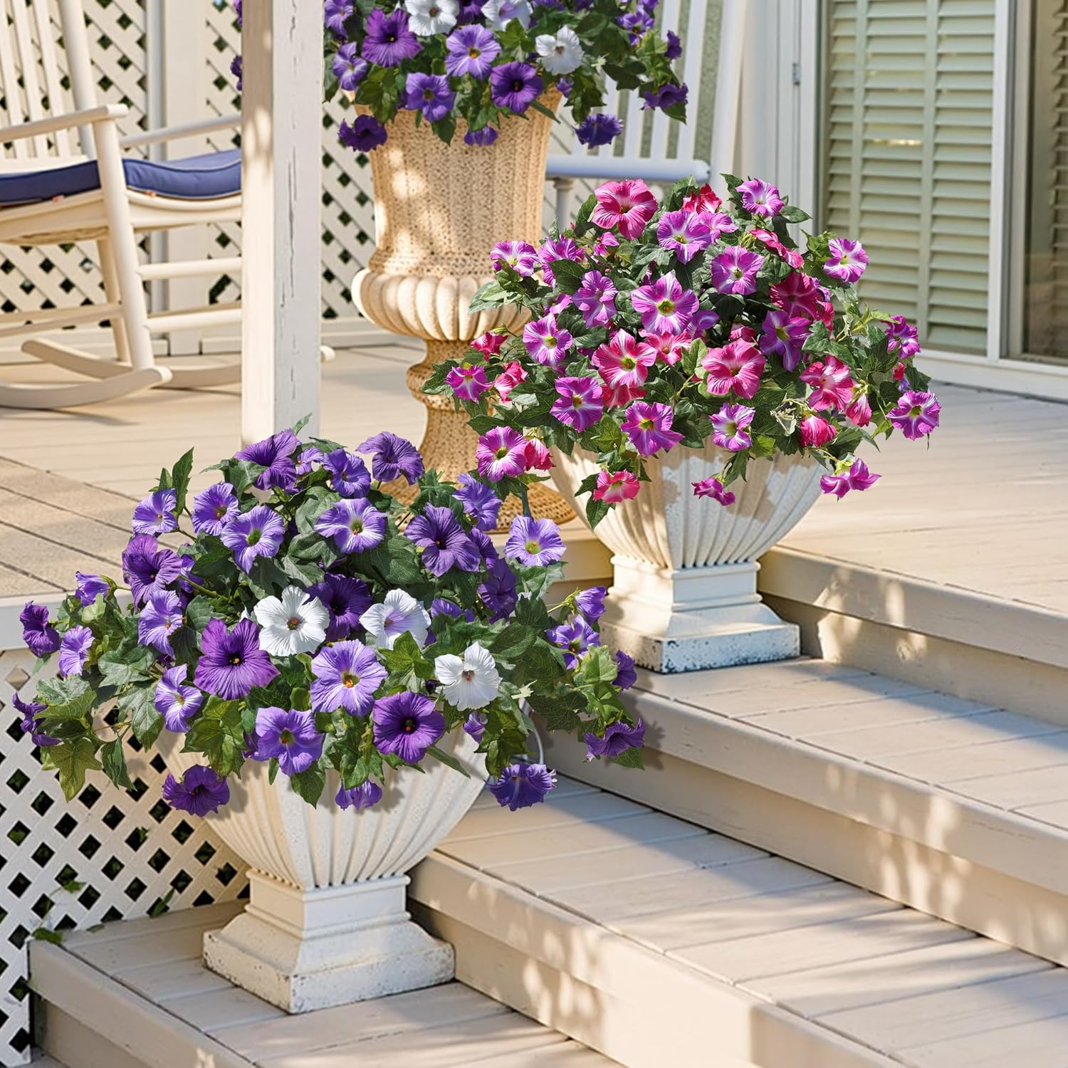 BloomCharm – UV-Resistant Artificial Petunia Bouquet