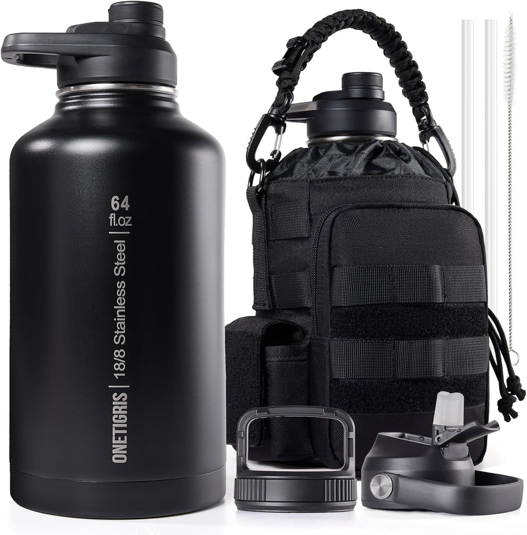 HydraCore – 64oz Insulated Bottle with Straw Lid