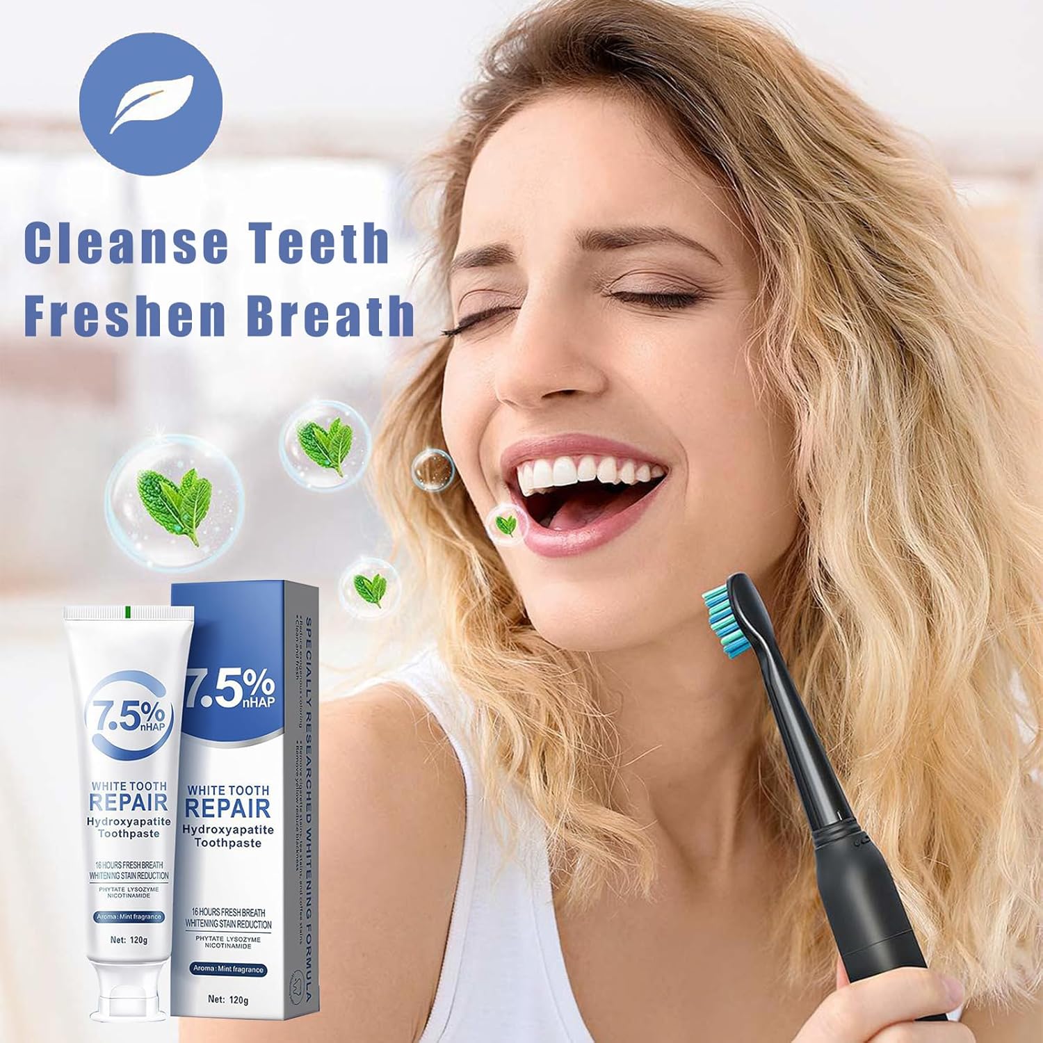 AquaEnamel – Hydroxyapatite Mint Toothpaste