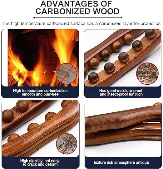 Relaxiva - Wooden Lymph Flow Massage Tool