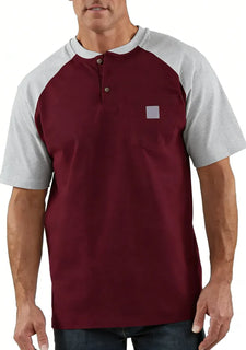 StyleFusion – Premium Color Block Casual Shirt