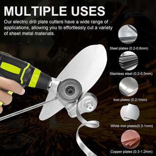 🔥Last Day 50% OFF -  Sheet Metal Cutter Drill Attachment 🛠️
