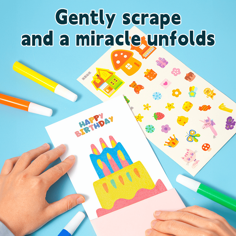MagicScratch - 20 Pcs Rainbow Art Kit