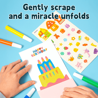 MagicScratch - 20 Pcs Rainbow Art Kit