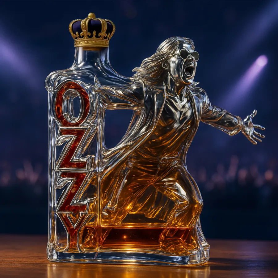 Ozzy Osbourne Final Tour Memorial Whiskey Bottle