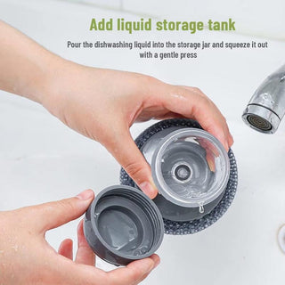 CleanGrip – Comfort Grip Soap-Dispensing Kitchen Scrub